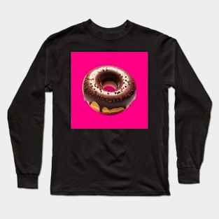 Chocolate Donut Long Sleeve T-Shirt